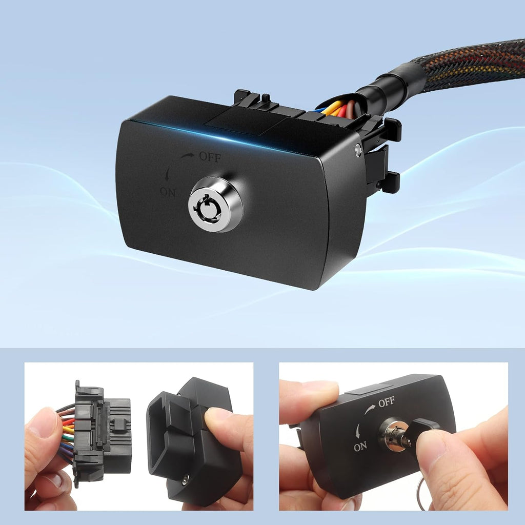 Anti-Theft OBD2(ONLY) Lock, Universal OBD 2 Port Blocker with Security Key, Car Theft Prevention Device for Obdii(Fits Most Vehicles, Aluminum Alloy & POM)